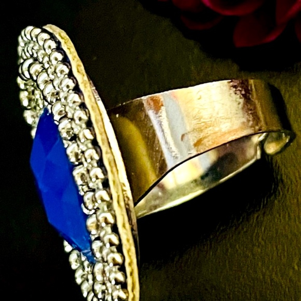 🦋 Boho Seed Bead Adjustable Ring - Picture 7 of 13